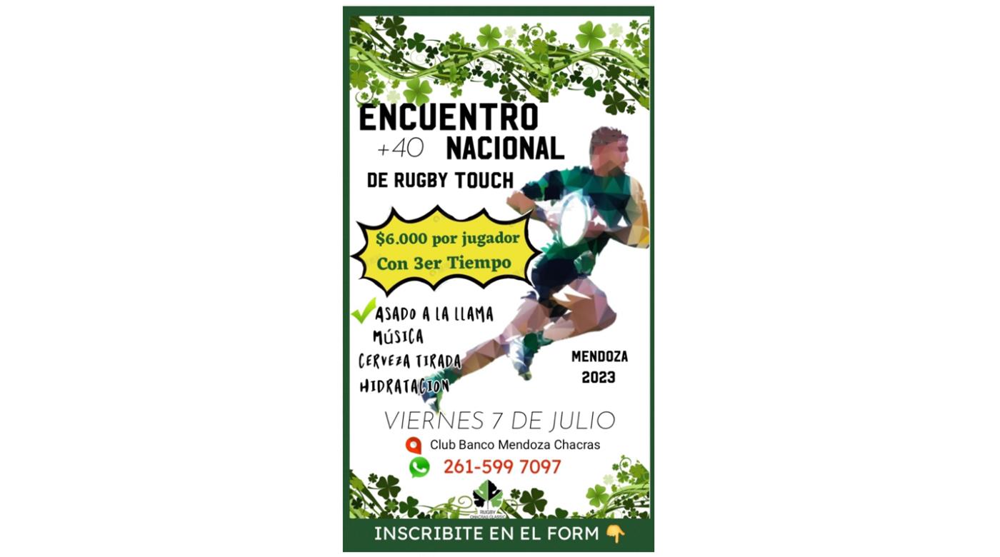 LLEGA EL PRIMER TORNEO NACIONAL DE RUGBY TOUCH