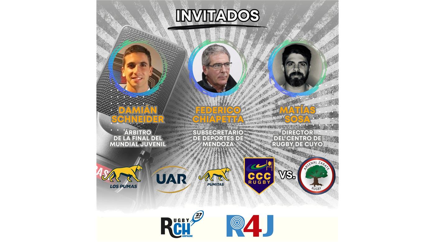 TARDE DE LLUVIA, TARDE DE RUGBY, TARDE DE RADIO CON EL PROGRAMA 994 DE RCH