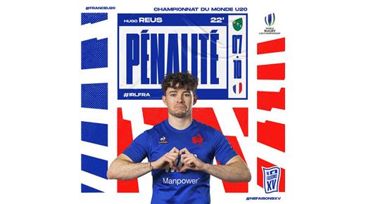 EL FRANCÉS HUGO REUS FUE EL GOLEADOR DE LA RWC M20
