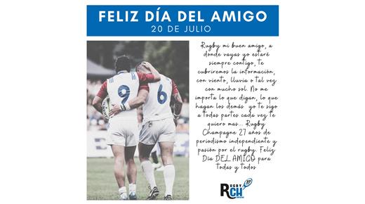 FELIZ DIA PARA TODAS Y TODOS NUESTROS AMIGOS Y EN ESPECIAL AL MEJOR: EL RUGBY 