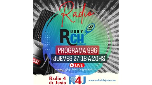 HOY UN NUEVO PROGRAMA DE RUGBY CHAMPAGNE RADIO