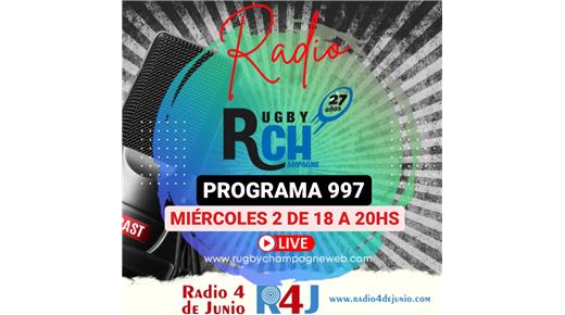 HOY UN NUEVO PROGRAMA DE RUGBY CHAMPAGNE RADIO 