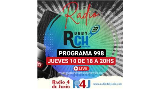 HOY UN NUEVO PROGRAMA DE RUGBY CHAMPAGNE RADIO 