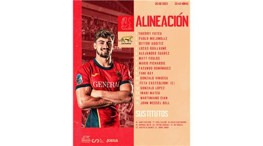 LOS LEONES CON OCHO ARGENTINOS EN SU FORMACIÓN PARA ENFRENTAR A LOS PUMAS