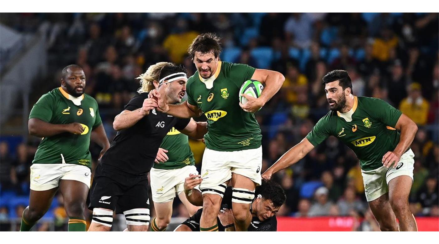 SUDÁFRICA LE GANÓ A LOS ALL BLACKS E HIZO HISTORIA