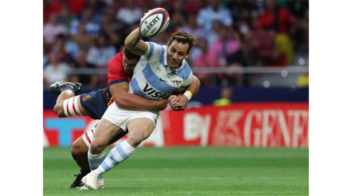 LOS PUMAS FESTEJARON EL CENTENARIO DE LOS LEONES CON UNA GOLEADA EN EL ESTADIO METROPOLITANO DE MADRID