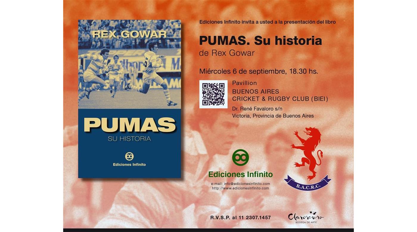 REX GOWAR PRESENTA EL LIBRO: PUMAS, SU HISTORIA  