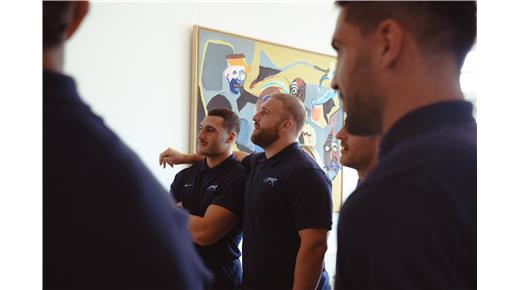LOS PUMAS VISITARON EL MUSEO BERNARD BOESCH EN LA BAULE