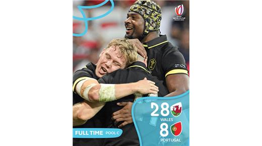 GALES DERROTÓ A PORTUGAL Y LIDERA SU GRUPO EN SOLEDAD