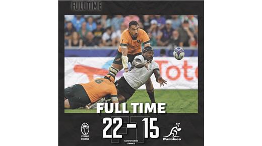 FIJI DIO EL PRIMER GRAN GOLPE DEL MUNDIAL DE FRANCIA, LE GANÓ A LOS WALLABIES Y SUEÑA CON CLASIFICAR A LOS CUARTOS DE FINAL.
