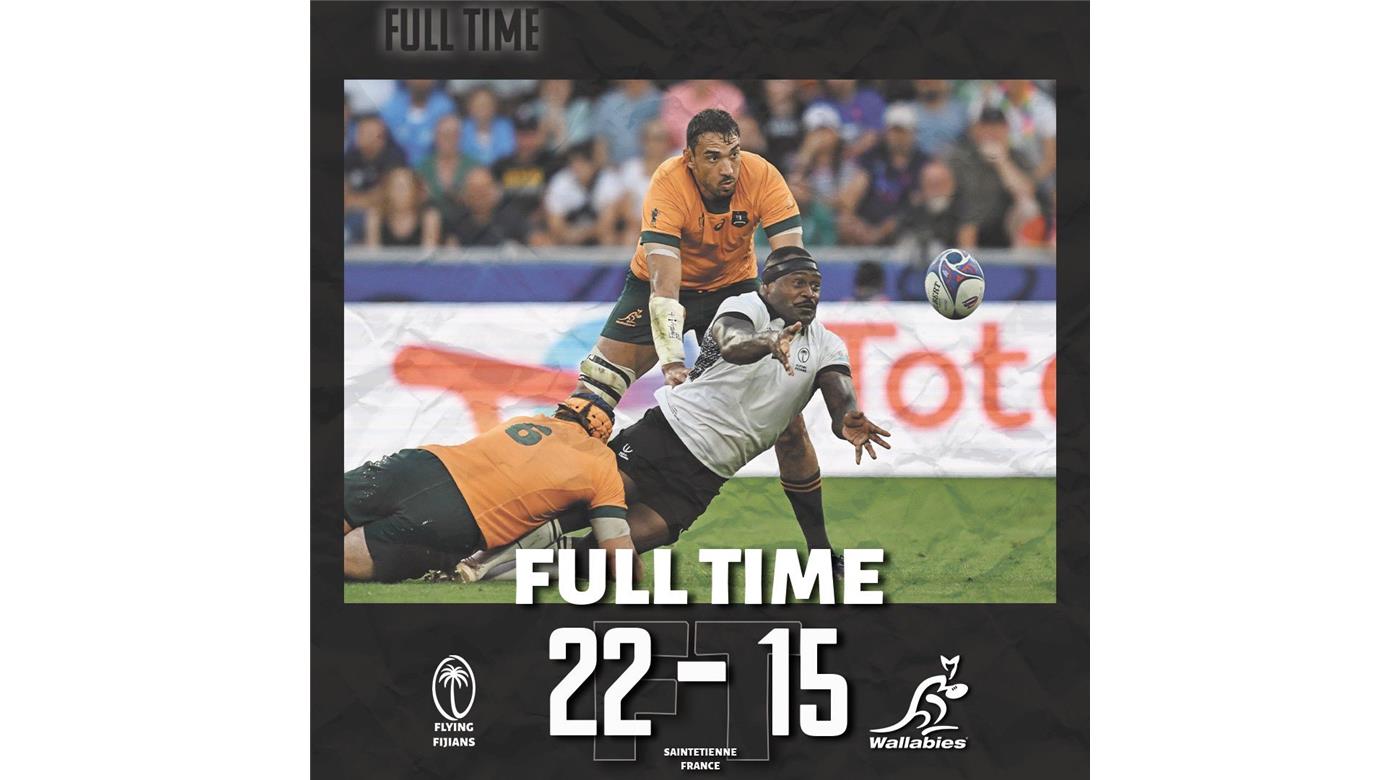FIJI DIO EL PRIMER GRAN GOLPE DEL MUNDIAL DE FRANCIA, LE GANÓ A LOS WALLABIES Y SUEÑA CON CLASIFICAR A LOS CUARTOS DE FINAL.