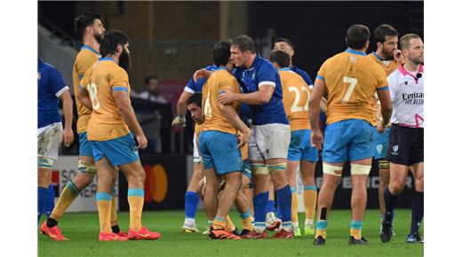 ITALIA LO DIO VUELTA EN EL SEGUNDO TIEMPO Y SE LLEVÓ EL TRIUNFO ANTE URUGUAY 