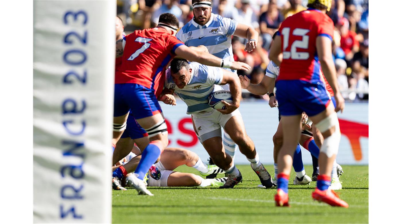 Los Pumas golearon a Chile por 59 a 5 y van en busca de definir la clasificación ante Japón 