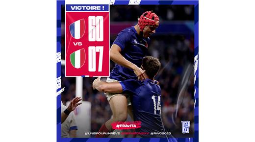 FRANCIA GOLEÓ A ITALIA Y QUEDÓ PRIMERO EN EL GRUPO A