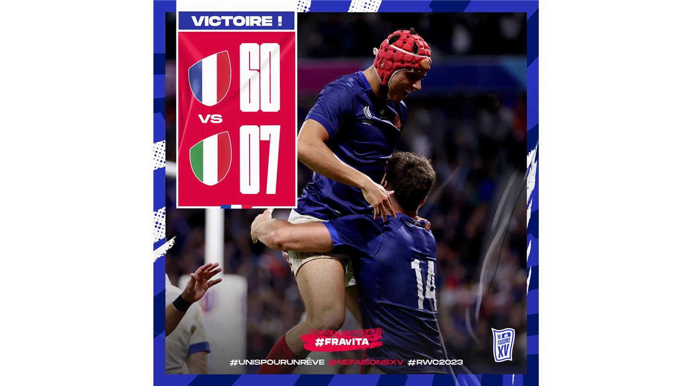 FRANCIA GOLEÓ A ITALIA Y QUEDÓ PRIMERO EN EL GRUPO A