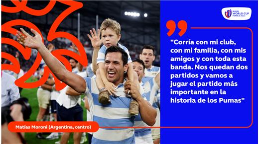 Matías Moroni:  "Corría con mi club, con mi familia, con mis amigos y con toda esta banda"