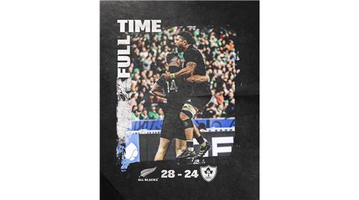 NUEVA ZELANDA VENCIÓ A IRLANDA EN UN GRAN PARTIDO Y ENFRENTARÁ A LOS PUMAS 