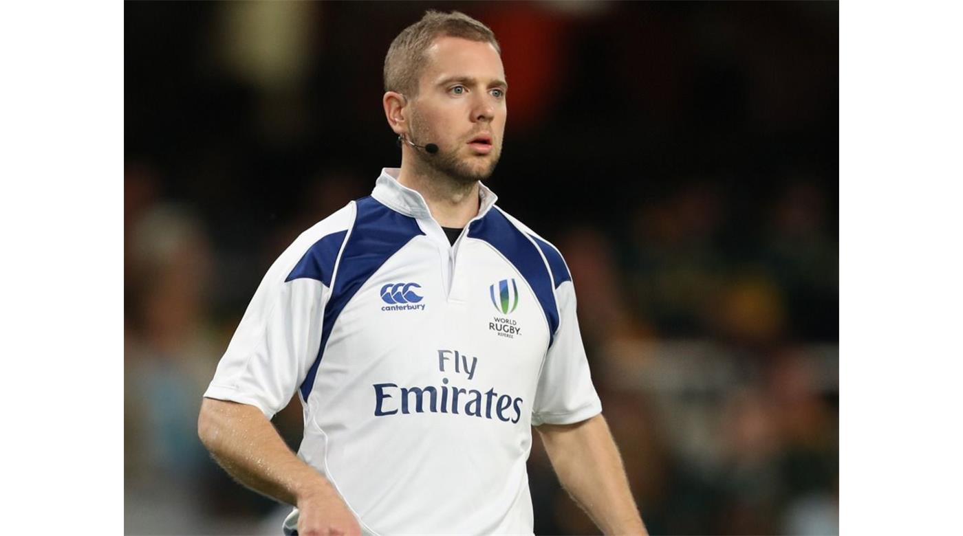 Angus Gardner será el árbitro de Los Pumas ante Nueva Zelanda por la semifinal del Mundial