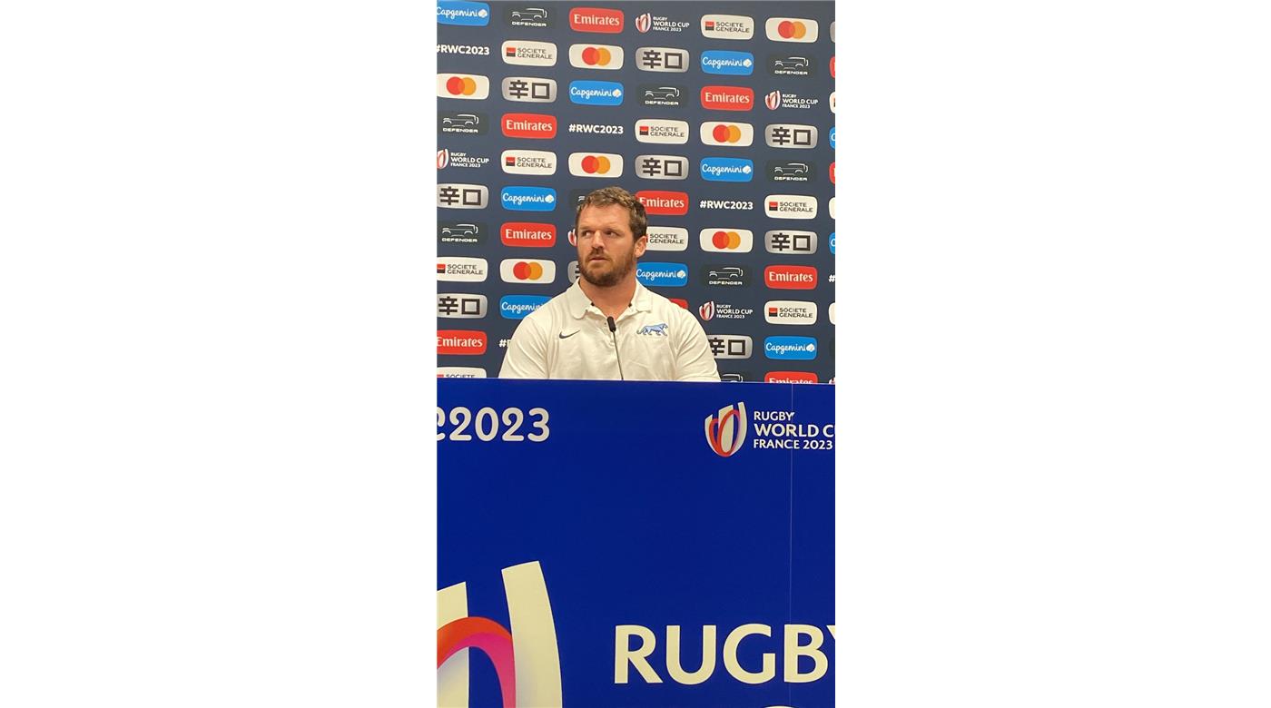 Julián Montoya: “Tuvimos una buena semana. Confío en el equipo, el satff y en los 23 que nos toca jugar el viernes”.