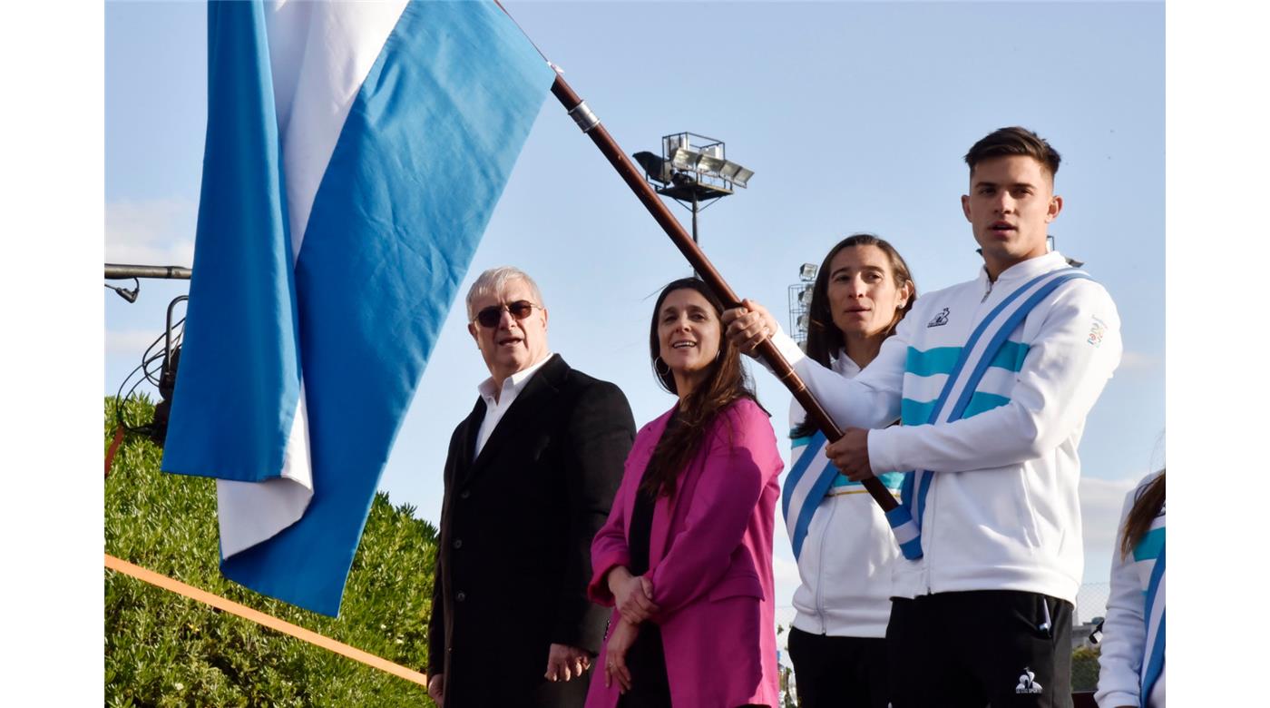 “EL RAYO” MARCOS MONETA, ES UNO DE LOS ABANDERADOS DE LA DELEGACIÓN ARGENTINA EN CHILE