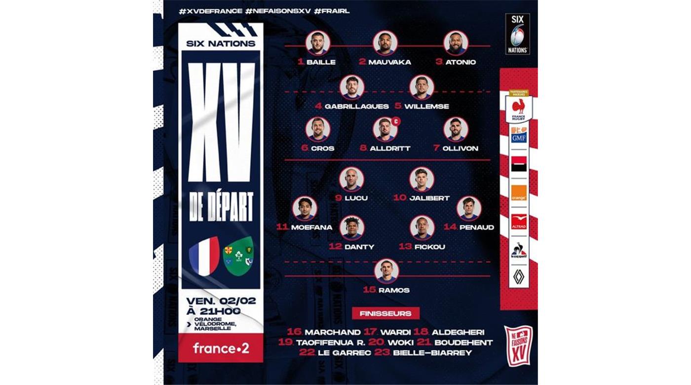 FRANCIA E IRLANDA INAUGURAN EL TORNEO SEIS NACIONES