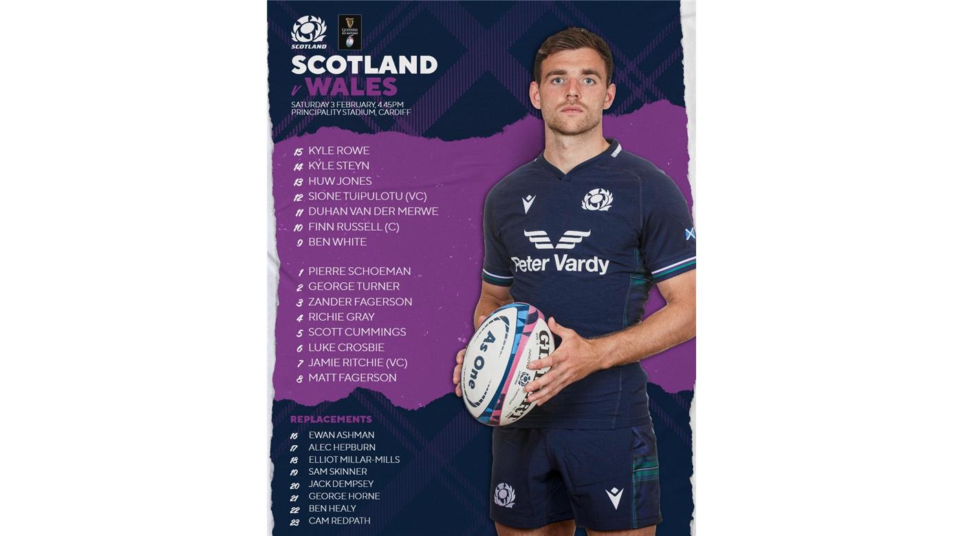 ESCOCIA CON SU PLANTEL CONFIRMADO PARA EL DEBUT EN EL SEIS NACIONES