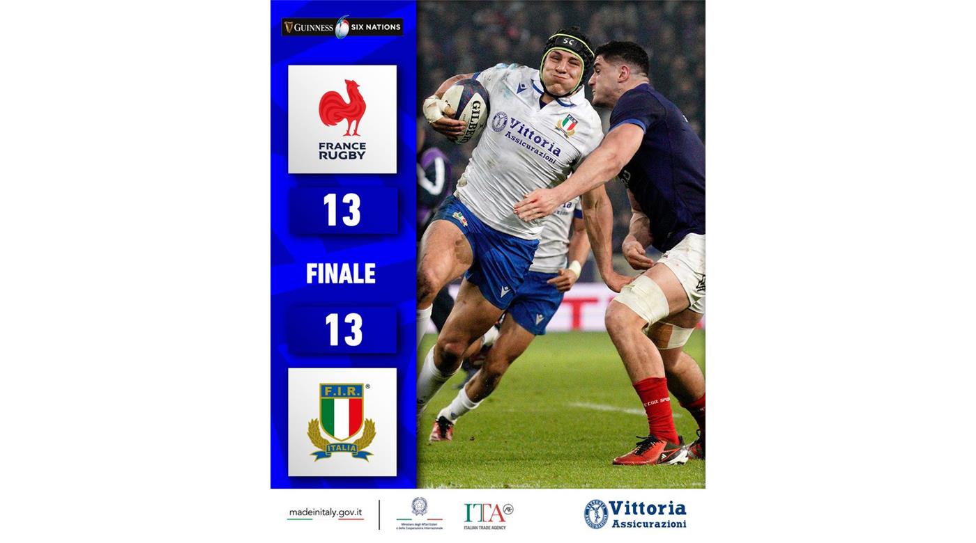 ITALIA EMPATÓ ANTE FRANCIA EN LILLE Y ESTUVO A PUNTO DE DAR EL BATACAZO