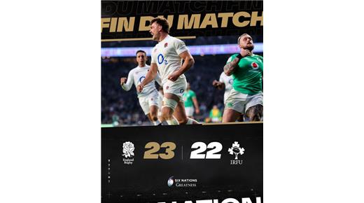 INGLATERRA LE ARRUINÓ EL FESTEJO A IRLANDA