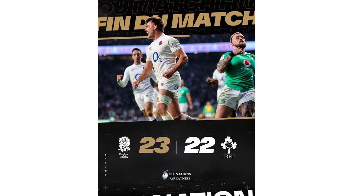 INGLATERRA LE ARRUINÓ EL FESTEJO A IRLANDA