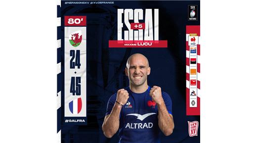 FRANCIA DERROTÓ SIN PIEDAD A UN GALES QUE TOCÓ FONDO EN EL CIERRE DE LA CUARTA FECHA DEL SEIS NACIONES 