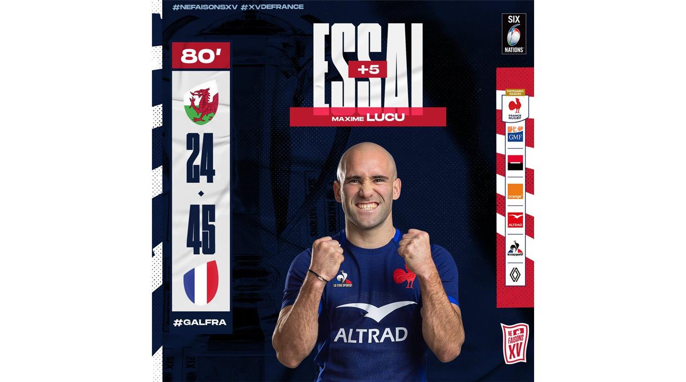 FRANCIA DERROTÓ SIN PIEDAD A UN GALES QUE TOCÓ FONDO EN EL CIERRE DE LA CUARTA FECHA DEL SEIS NACIONES 