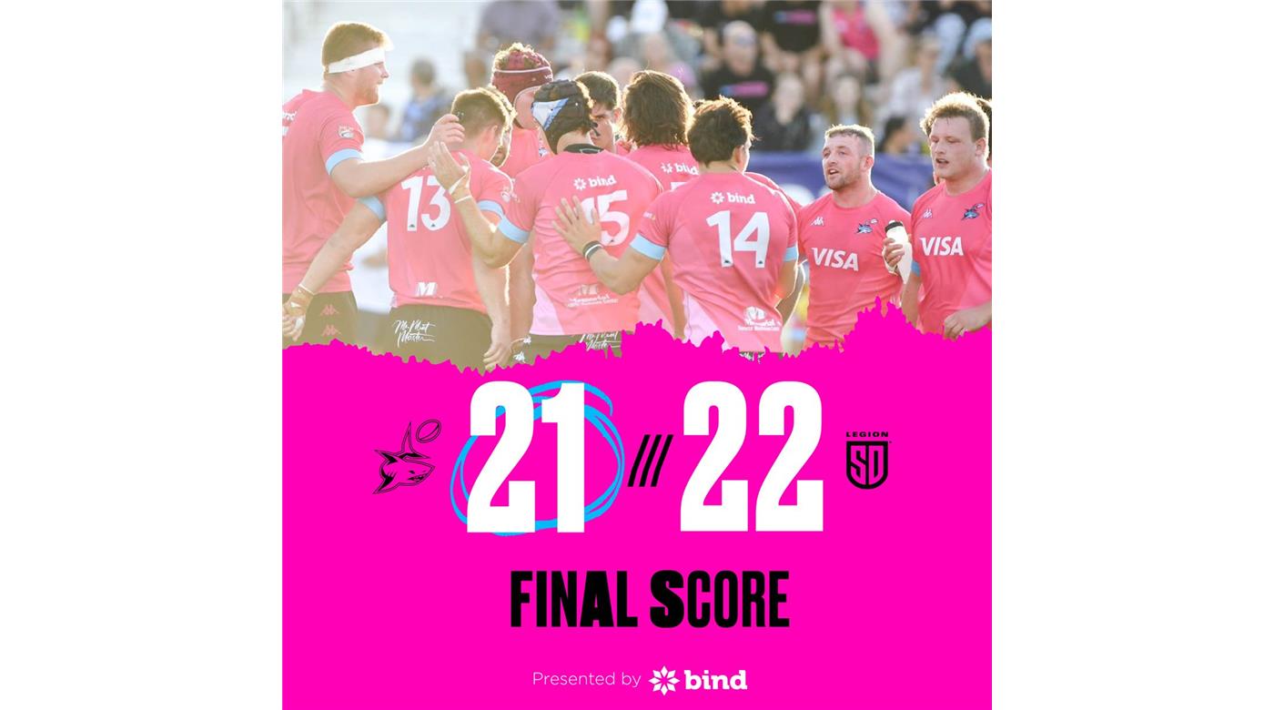 MIAMI SHARKS NO HACE PIE EN LA MLR, CAYÓ ANTE SAN DIEGO COMO LOCAL Y POR LA MÍNIMA  