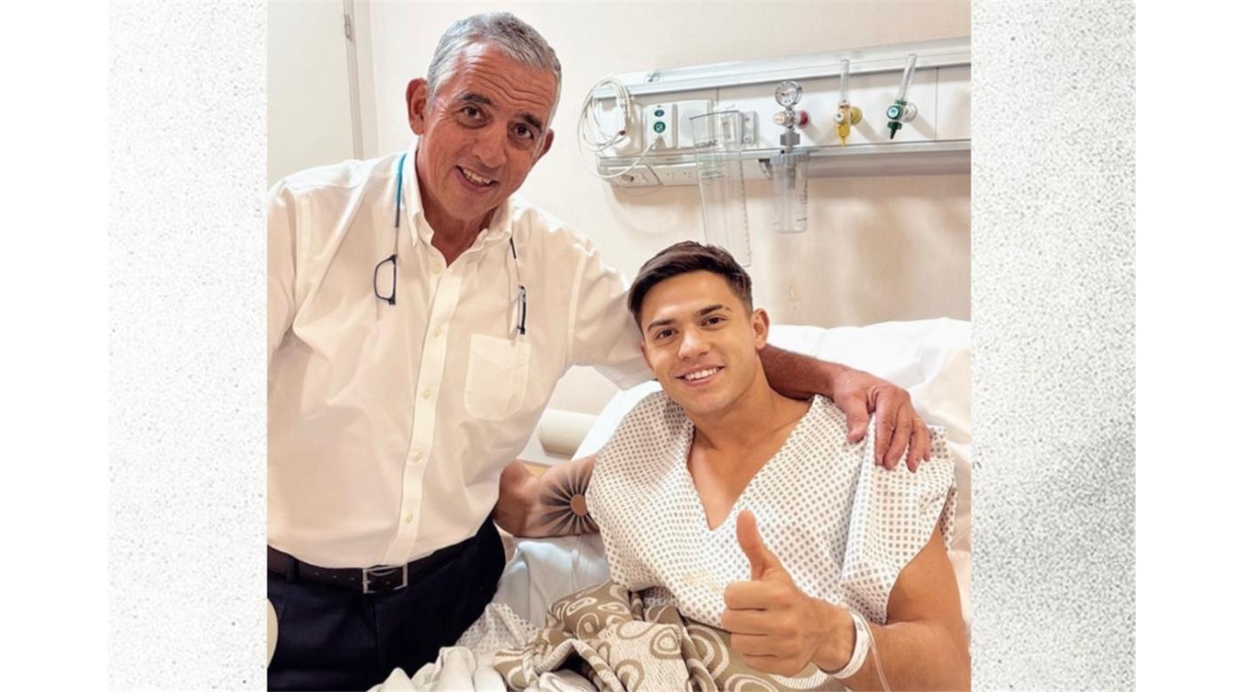 MARCOS MONETA FUE OPERADO CON ÉXITO POR GUILLERMO BOTTO