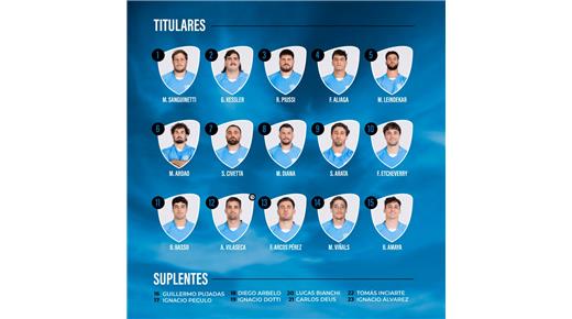 LOS TEROS CONFIRMARON SU EQUIPO PARA MEDIRSE ANTE FRANCIA DESARROLLO