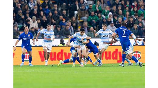 LOS PUMAS CON UN SENSACIONAL SEGUNDO TIEMPO GOLEARON A ITALIA EN UNA PRODUCCIÓN HISTÓRICA