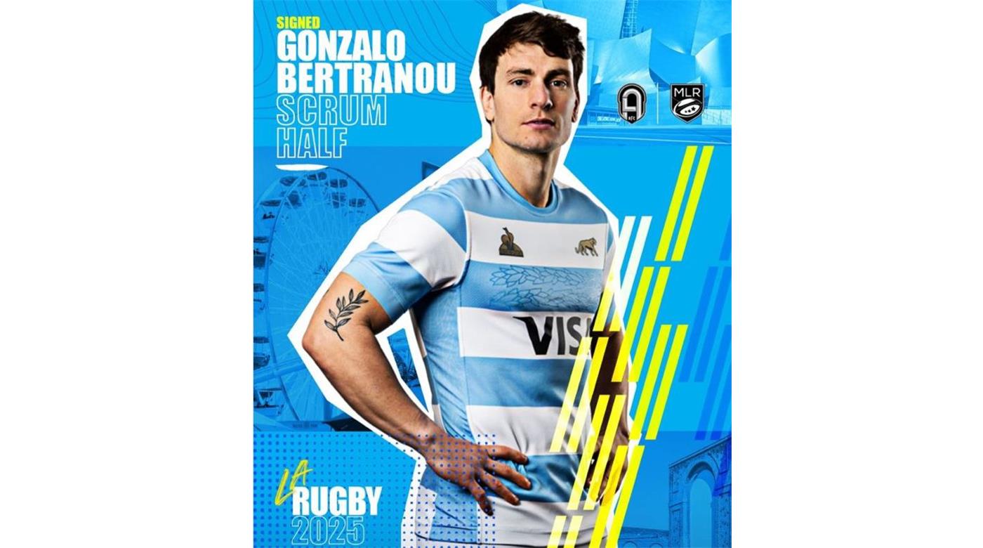 GONZALO BERTRANOU SERÁ NUEVO JUGADOR DE LOS ANGELES DE LA MLR