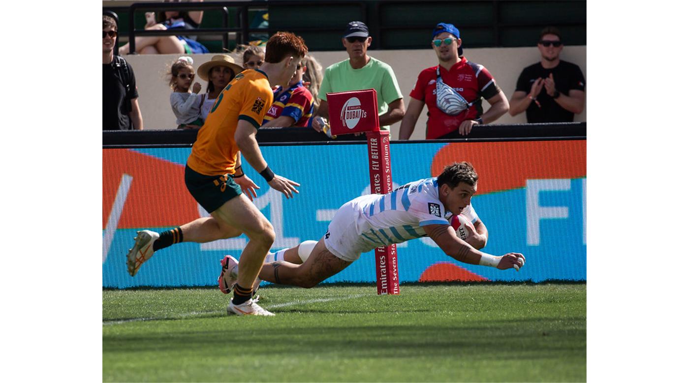 BUEN TRIUNFO DE LOS PUMAS 7S ANTE AUSTRALIA PARA PASAR A LAS SEMIFINALES