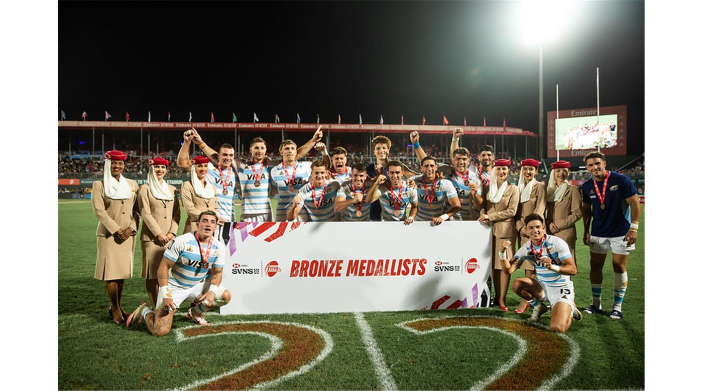 EL BRONCE, UN GRAN PREMIO EN DUBAI PARA LOS PUMAS 7S QUE DERROTARON A NUEVA ZELANDA