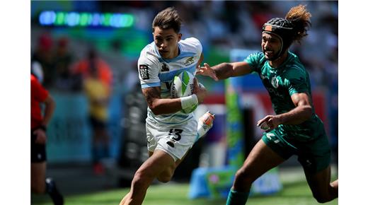 LOS PUMAS 7S DEBUTARON EN CAPE TOWN CON UNA VICTORIA ANTE IRLANDA