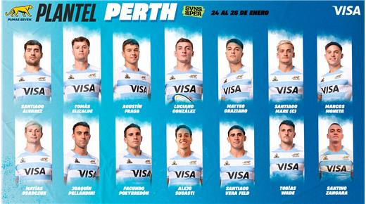 EL PLANTEL CONFIRMADO DE LOS PUMAS 7S PARA EL SEVEN DE PERTH