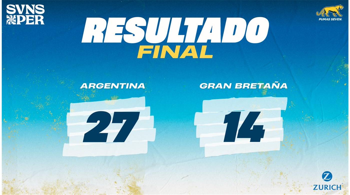 LOS PUMAS 7S DERROTARON A GRAN BRETAÑA Y SON SEMIFINALISTAS 