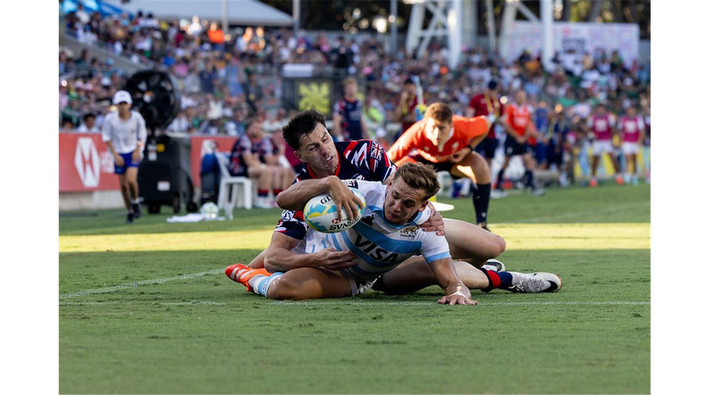 LAS MEJORES IMÁGENES DEL TRIUNFO  DE LOS PUMAS 7S EN CUARTOS, PENSANDO EN LA SEMIFINAL DE MAÑANA  ANTE LOS LEONES ESPAÑOLES