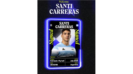 SANTIAGO CARRERAS FIRMARÁ PARA BATH, EL CLÁSICO RIVAL DE SU CLUB ACTUAL  