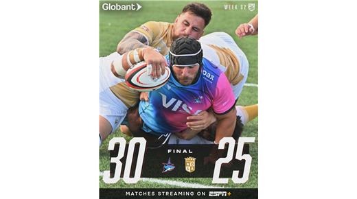 MIAMI SHARKS SE REIVINDICÓ DE LA FECHA ANTERIOR Y DERROTO A NOLA GOLD POR 30 A 25. 