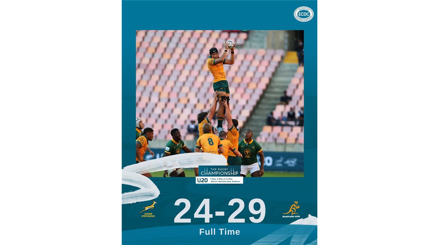 AUSTRALIA DERROTÓ A SUDÁFRICA Y SE SUBIÓ AL SEGUNDO LUGAR DEL TORNEO