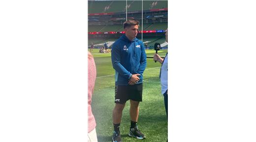 JUSTO PICCARDO: "ESTOY CONTENTO POR LA OPORTUNIDAD, ES UN PARTIDO QUE UNO SUEÑA Y POR LO QUE ENTRENA"