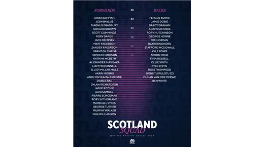 ESCOCIA DESIGNÓ A SU PLANTEL PARA JUGAR CON LOS PUMAS EN LA VENTANA DE NOVIEMBRE