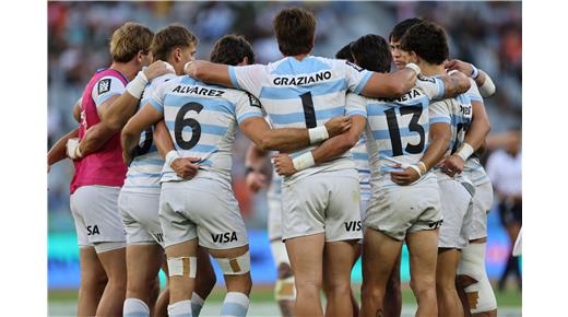 LOS PUMAS SEVENS JUEGAN DESDE LAS 7.44 LA SEMIFINAL ANTE FIJI EN CIUDAD DEL CABO 
