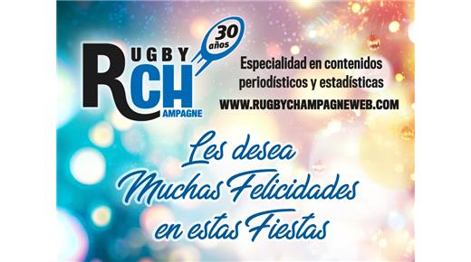 FELIZ AÑO NUEVO LES DESEA EL EQUIPO DE RUGBY CHAMPAGNE