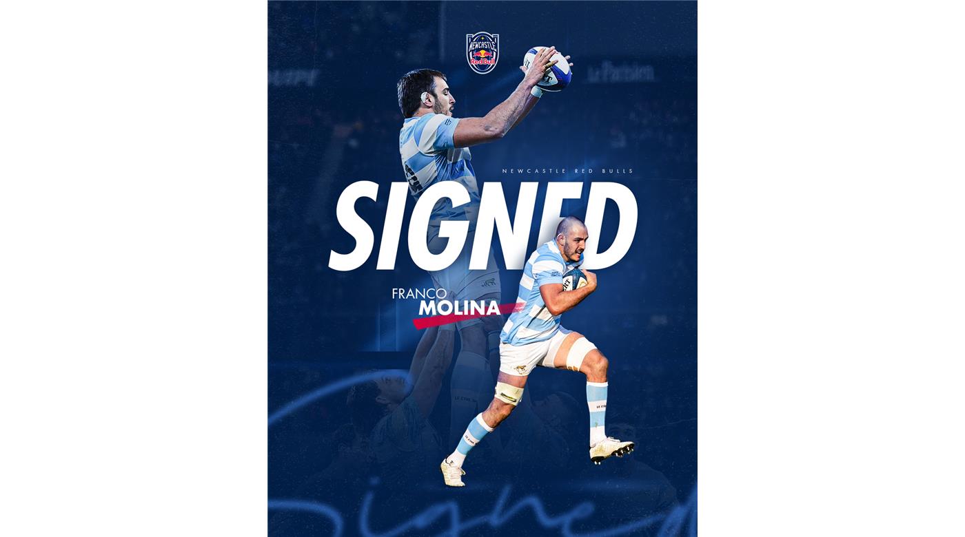 FRANCO MOLINA SE TRANSFORMÓ EN EL NUEVO REFUERZO DE NEWCASTLE RED BULLS